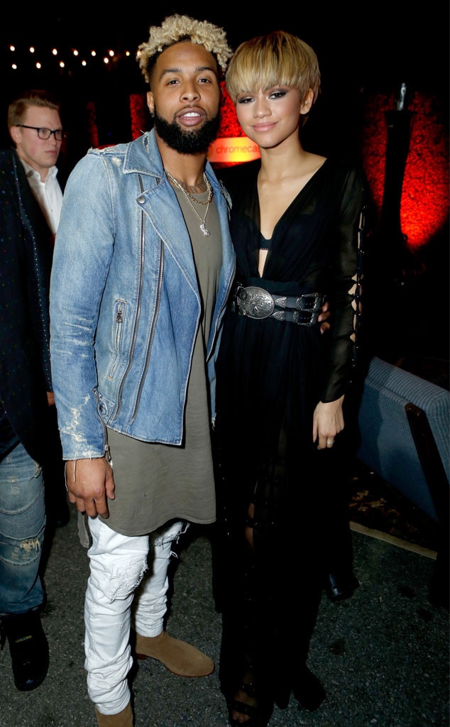 Odell Beckham Jr, Zendaya, 2016 Grammy Awards, Party Pics