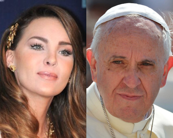 OMG! ¿Belinda molestó al Papa Francisco? (+ Foto) - E! Online Latino - MX