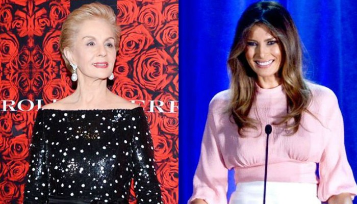 Carolina Herrera, Melania Trump