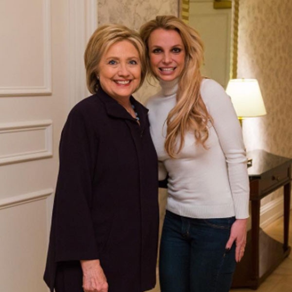 Britney Spears, Hillary Clinton