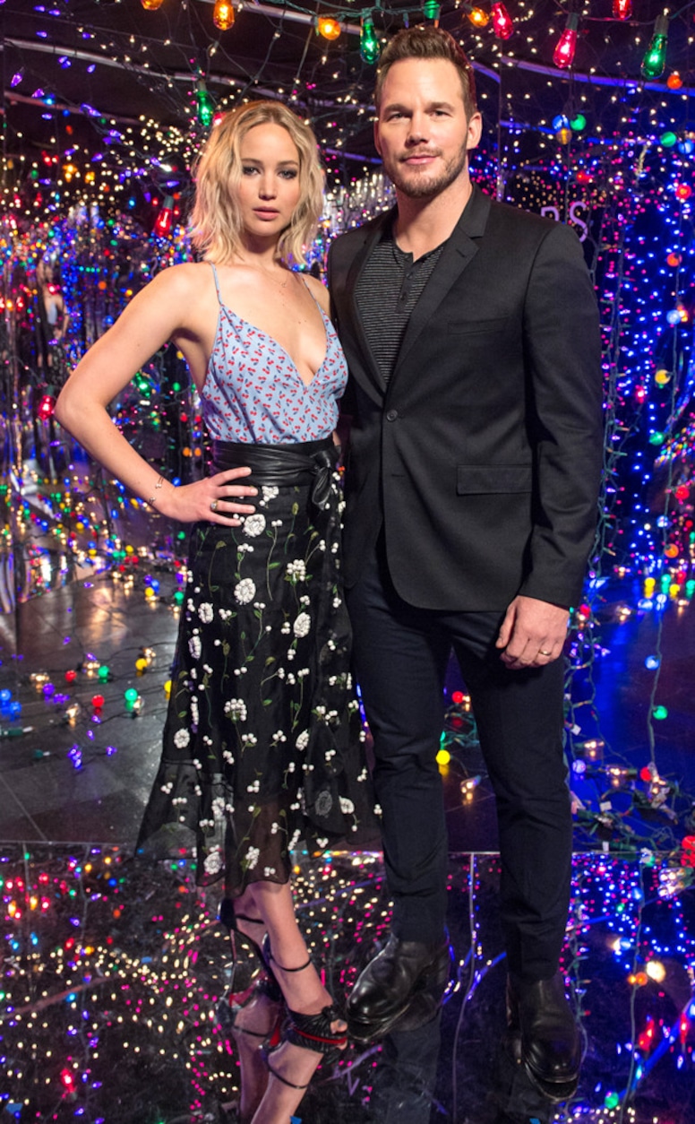 Chris Pratt, Jennifer Lawrence