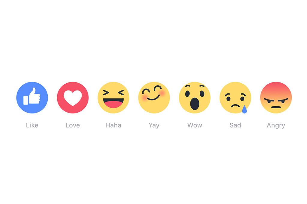 Facebook Reaction Buttons