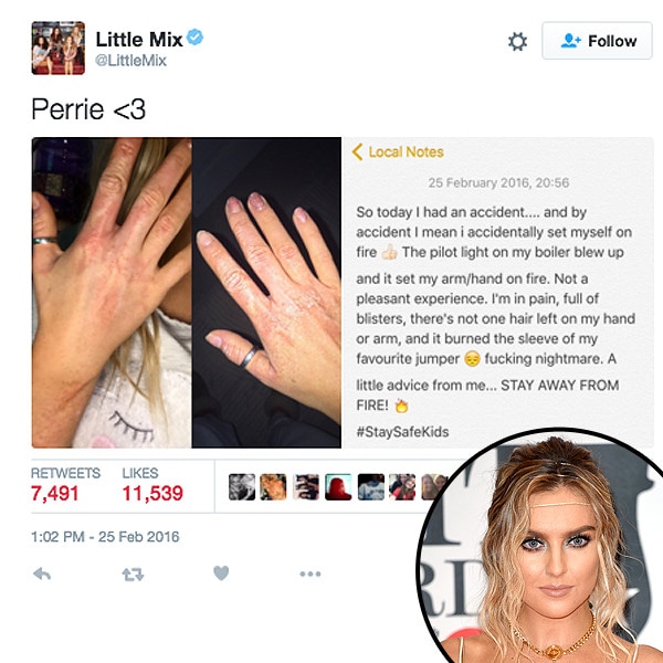 Perrie Edwards, Twitter