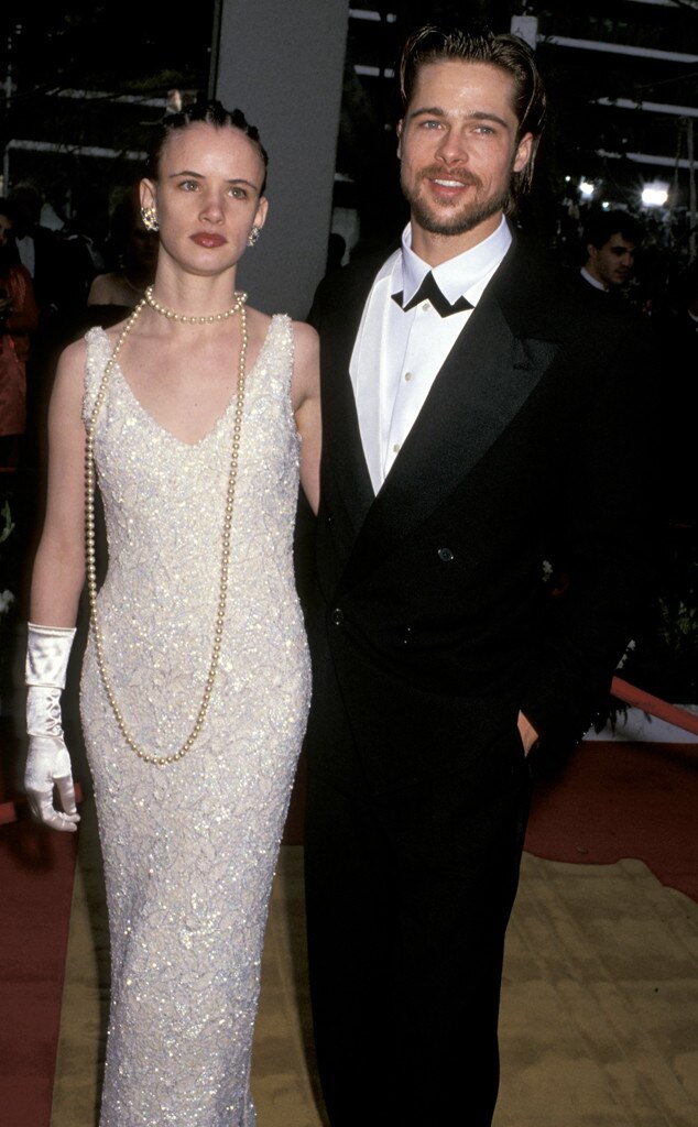 Brad Pitt & Juliette Lewis from Throwback: Couples at the Oscars | E! News