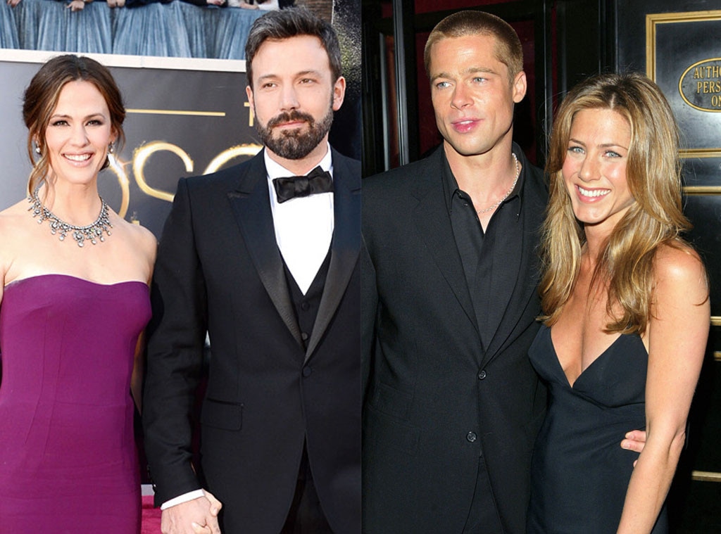 Ben Affleck, Jennifer Garner, Brad Pitt, Jennifer Aniston