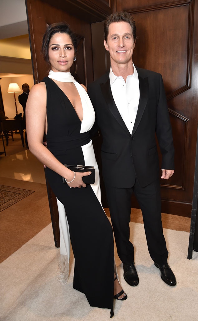 Matthew McConaughey & Camila Alves from Oscars 2016 Party Pics  E! News