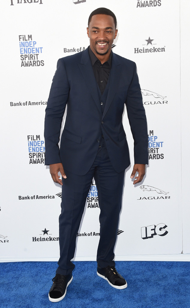 Anthony Mackie from Film Independent Spirit Awards 2016: Red Carpet ...