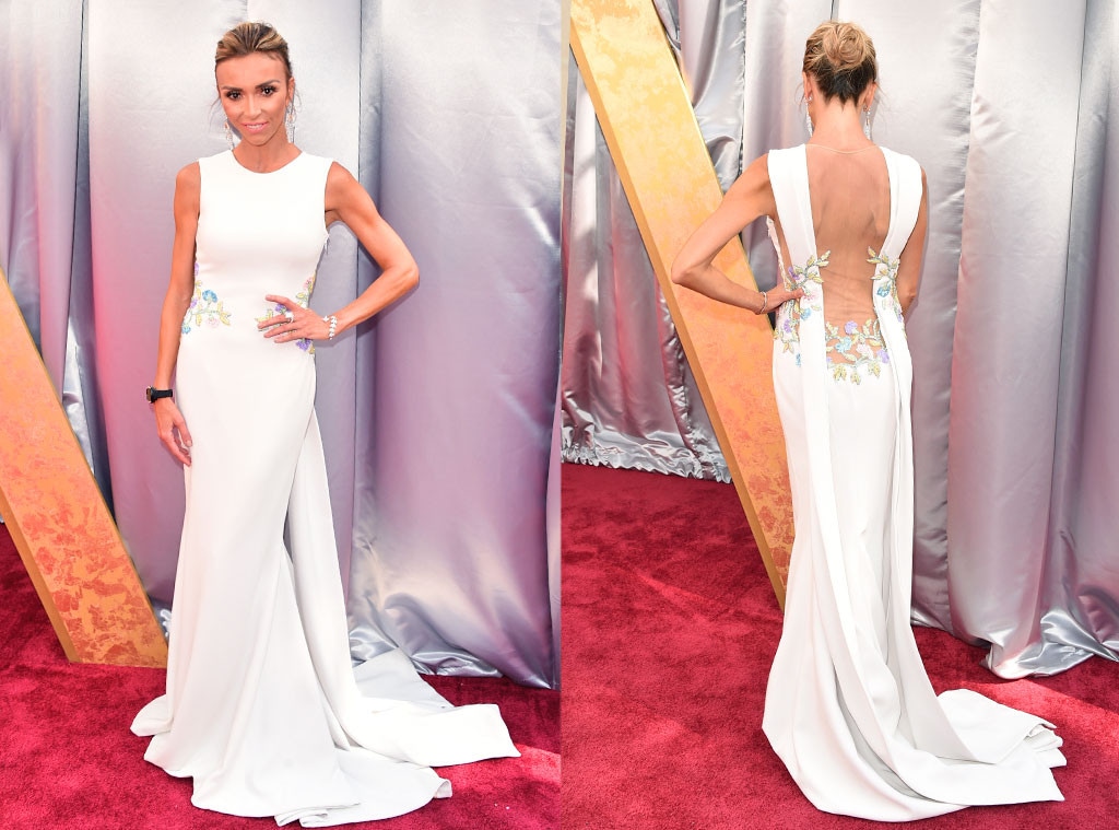 Giuliana Rancic Goes Backless for Oscars 2016 Giuliana Rancic Goes Backless for Oscars 2016