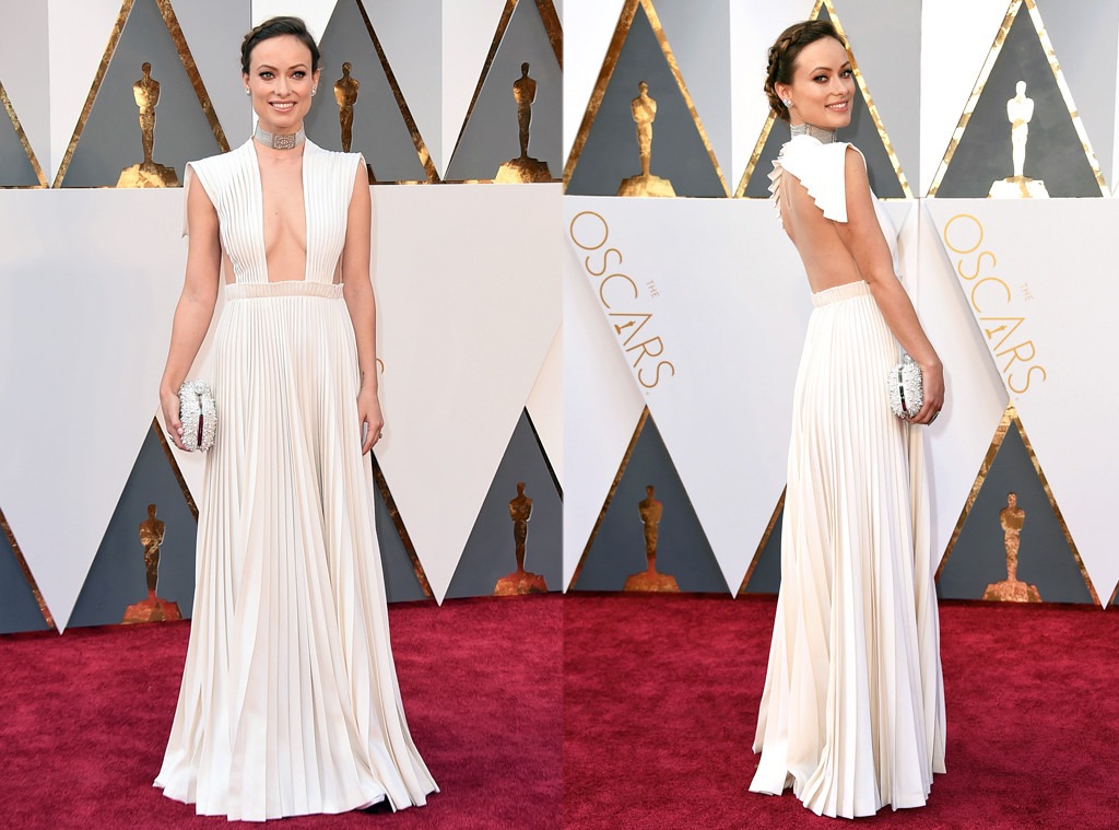 Olivia Wilde Delivers Serious Cleavage on Oscars 2016 Red Carpet E! News
