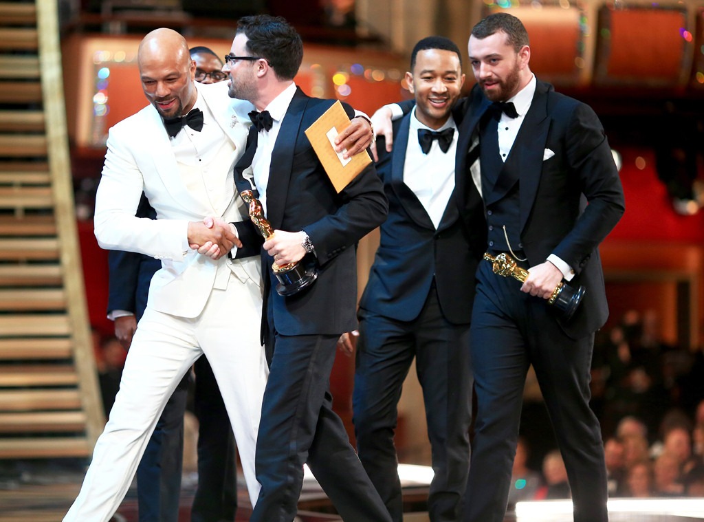 2016 Oscars, Academy Awards, Common, Jimmy Napes, John Legend, Sam Smith, Candids