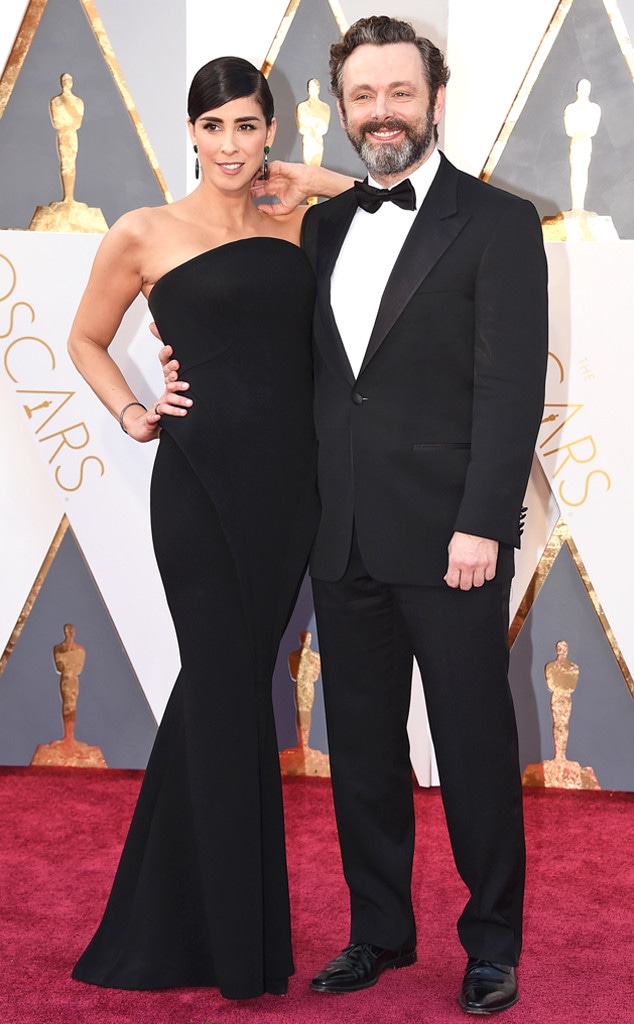 2016 Oscars, Academy Awards, Arrivals, Sarah Silverman, Michael Sheen, Couples