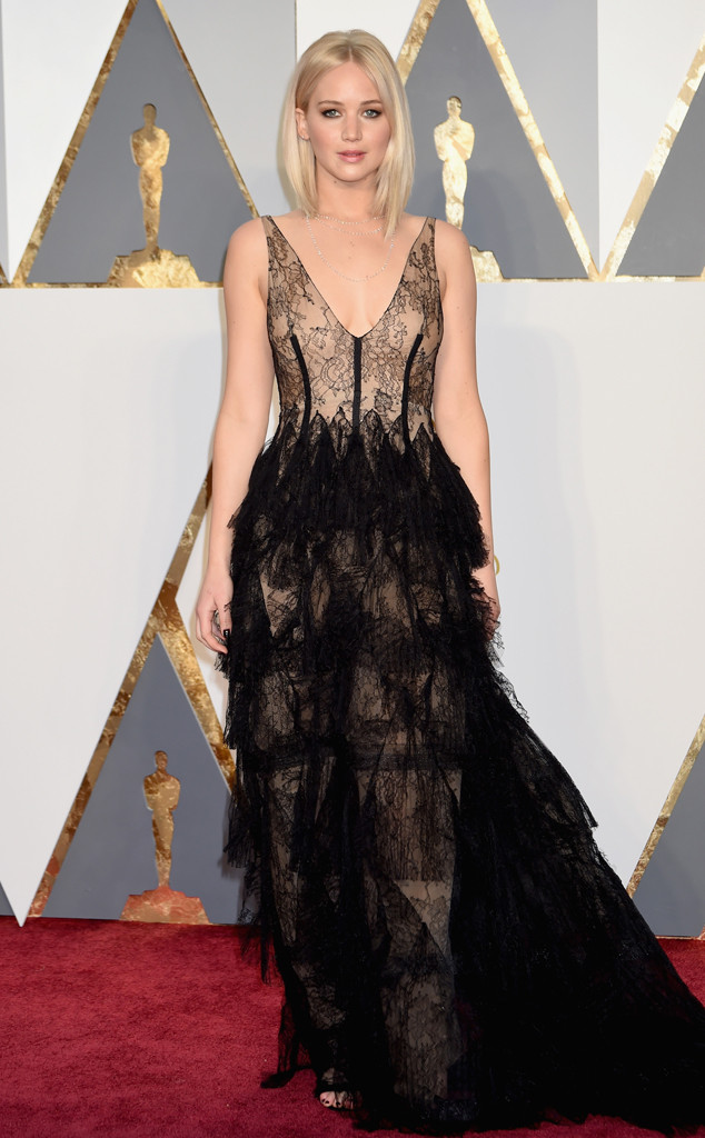 Jennifer Lawrence Did What to Her Oscars Dress? E! Online