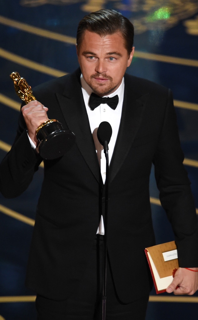 Leonardo DiCaprio, 2016 Oscars, Academy Awards, Winner