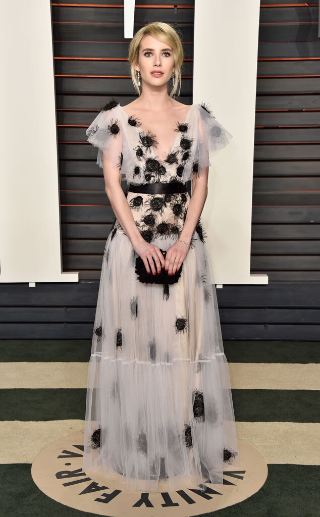 Emma Roberts from Vanity Fair Oscars Party 2016: What the Stars Wore
