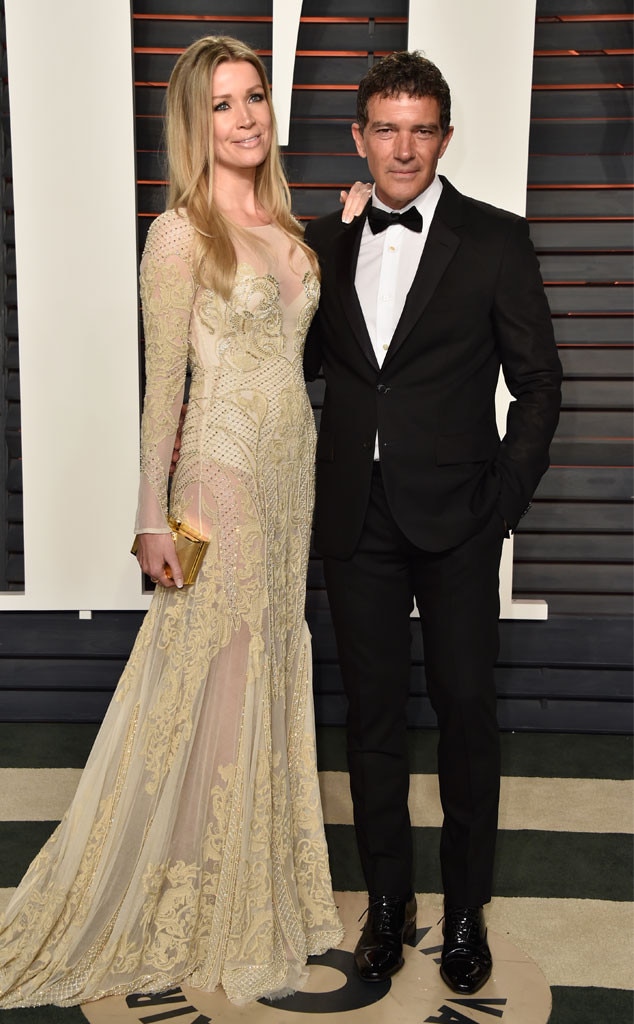 Nicole Kimpel & Antonio Banderas from Vanity Fair Oscars Party 2016 ...