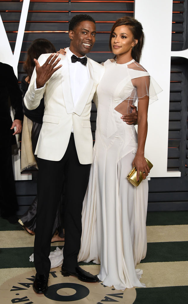Chris Rock & Megalyn Echikunwoke from Vanity Fair Oscars Party 2016