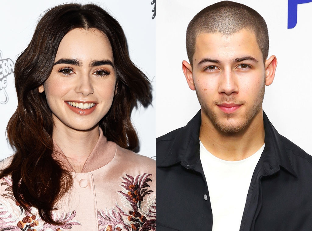 Lily Collins, Nick Jonas