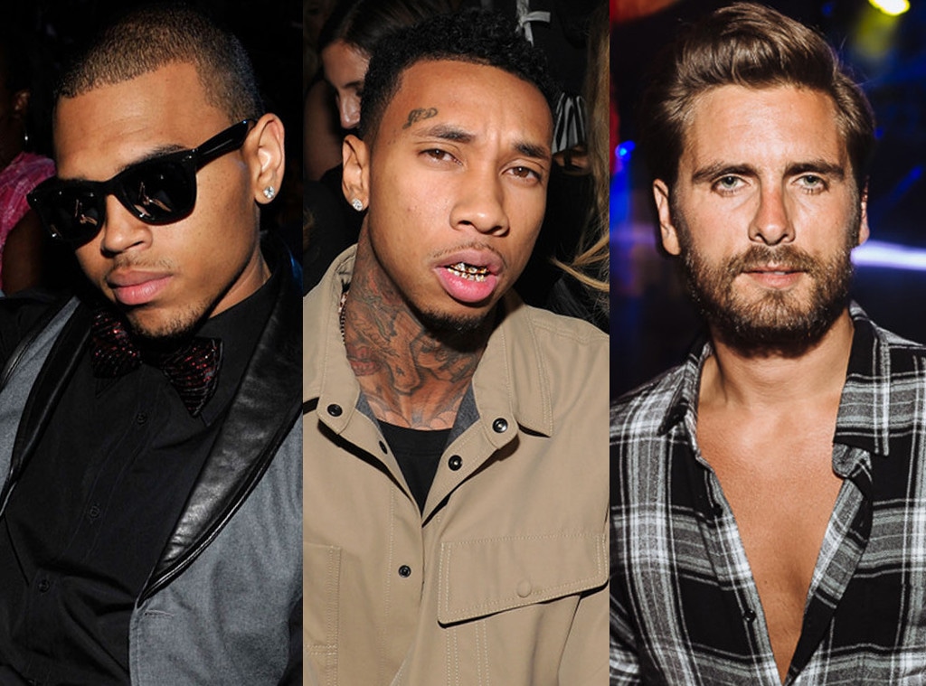 Chris Brown, Scott Disick, Tyga