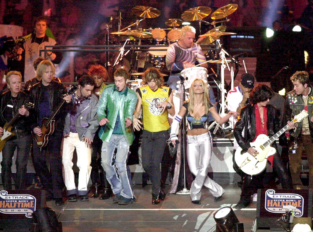 NSYNC, Aerosmith, Britney Spears, Superbowl