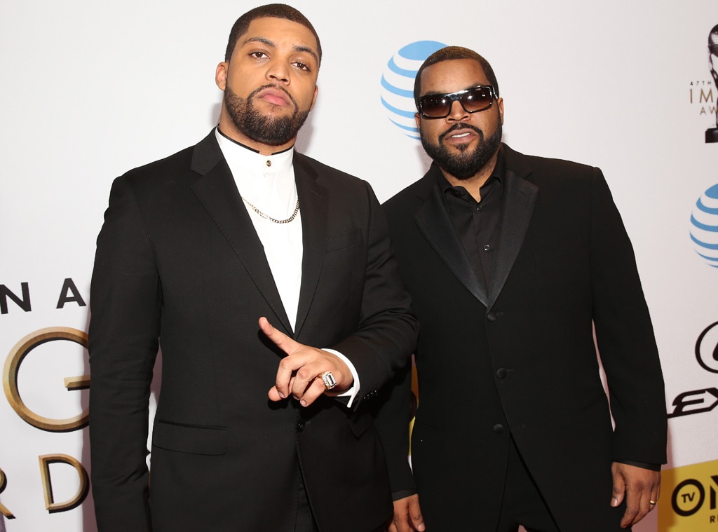 O'Shea Jackson Jr. & Ice Cube from NAACP Image Awards 2016: Red Carpet ...