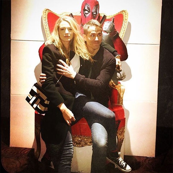 Blake Lively, Ryan Reynolds, Deadpool Throne, PdA