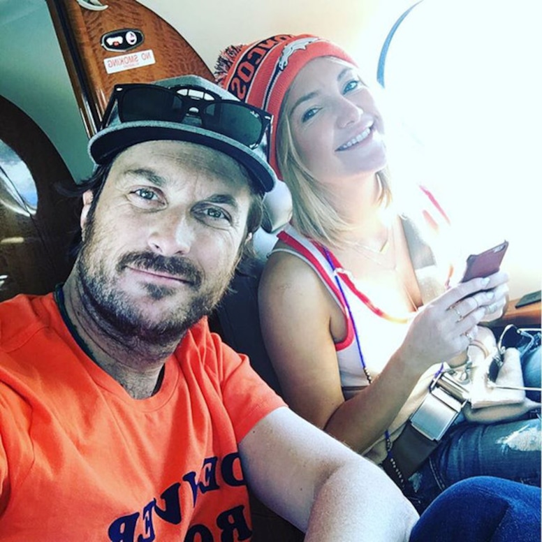 Oliver Hudson, Kate Hudson, Super Bowl 50