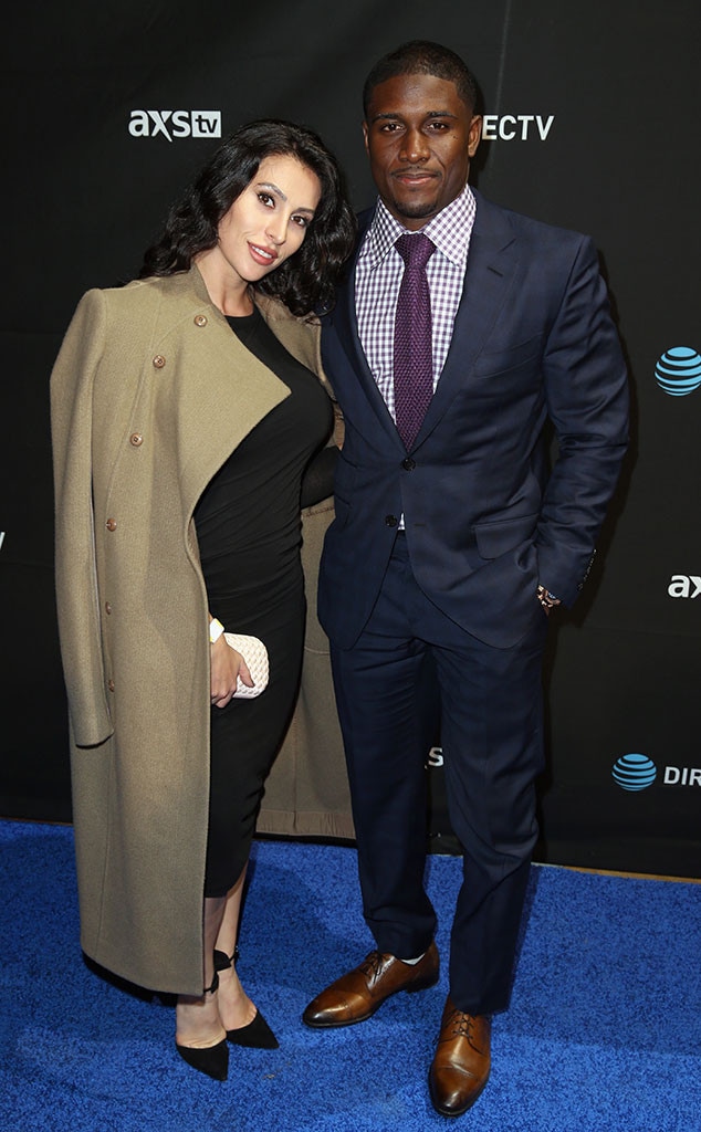 Lilit Avagyan, Reggie Bush, Pre-Super Bowl 50 Party