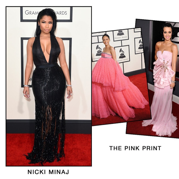 2016 Grammys Red Carpet Record Scratch Nicki Rihanna Katy More