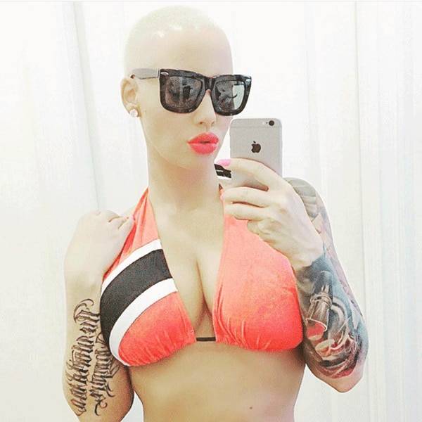 Blac Chyna Amber Rose and Their Bikinis Arrive at Carnival