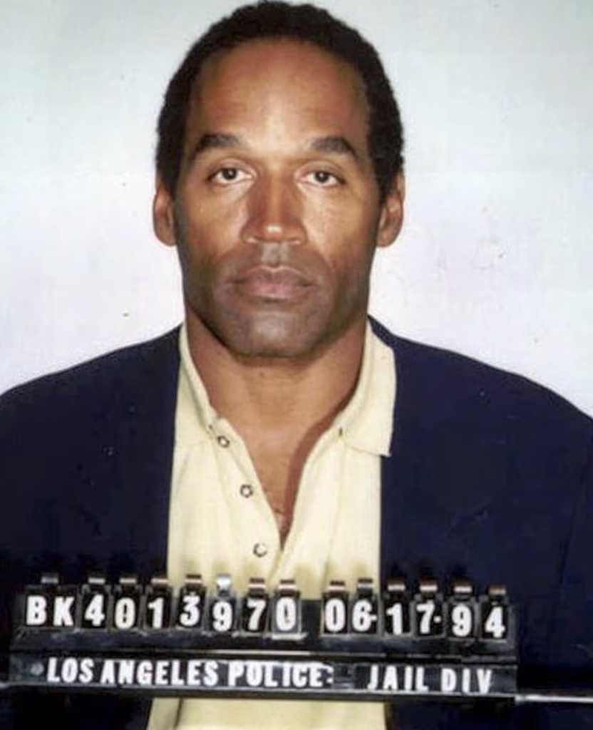 OJ Simpson, O.J. Simpson, Booking Photo, Mug Shot, True Crime Week