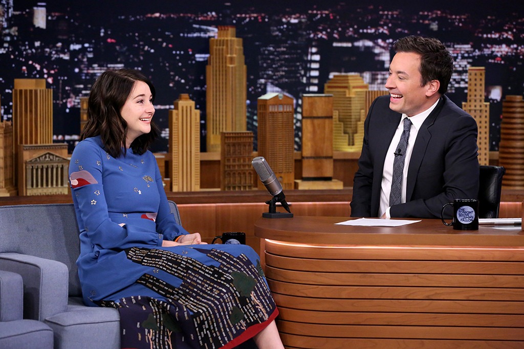 Shailene Woodley, Jimmy Fallon, The Tonight Show