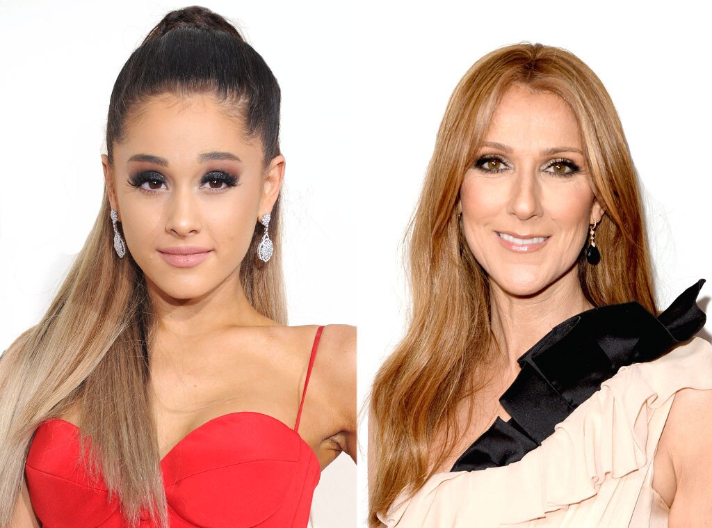 celine dion ariana grande