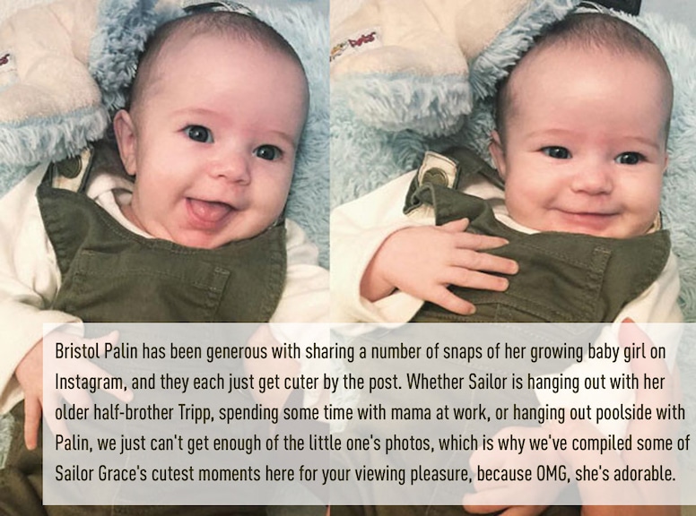 Bristol Palin, Sailor Grace, Push Post