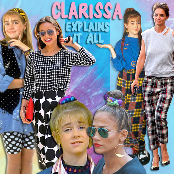 Photos From Celeb Fashion Inspired By Clarissa Explains It All