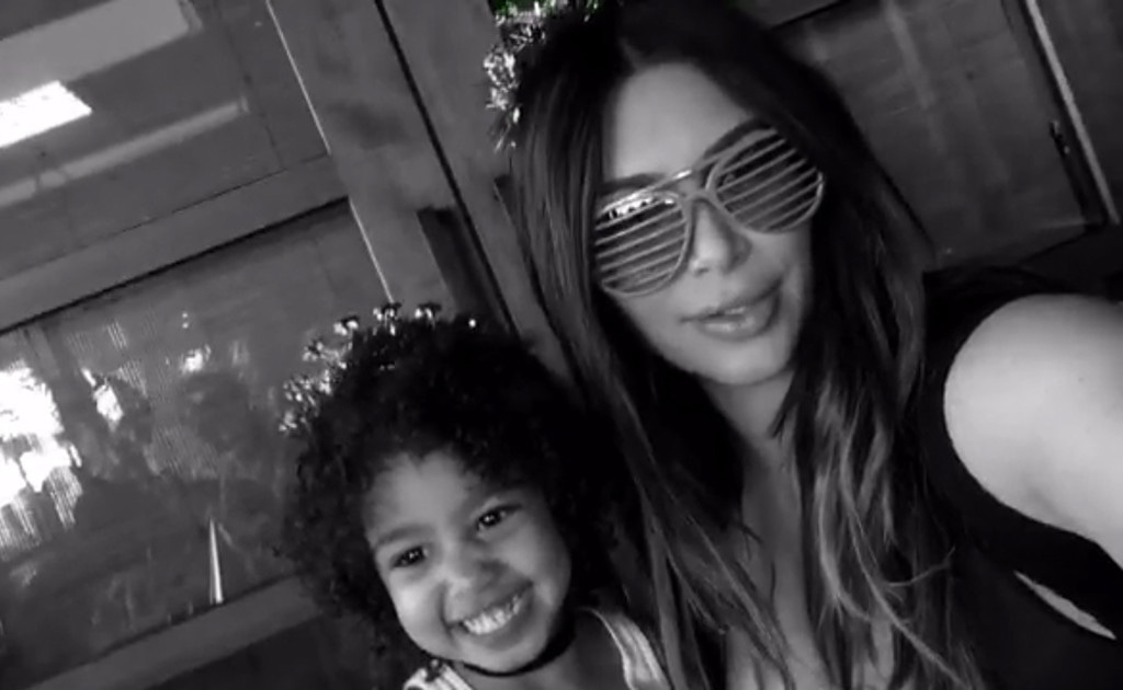 Kim Kardashian, North West, Snapchat