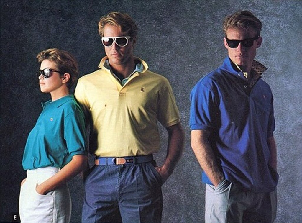 80s fashion hot sale preppy look