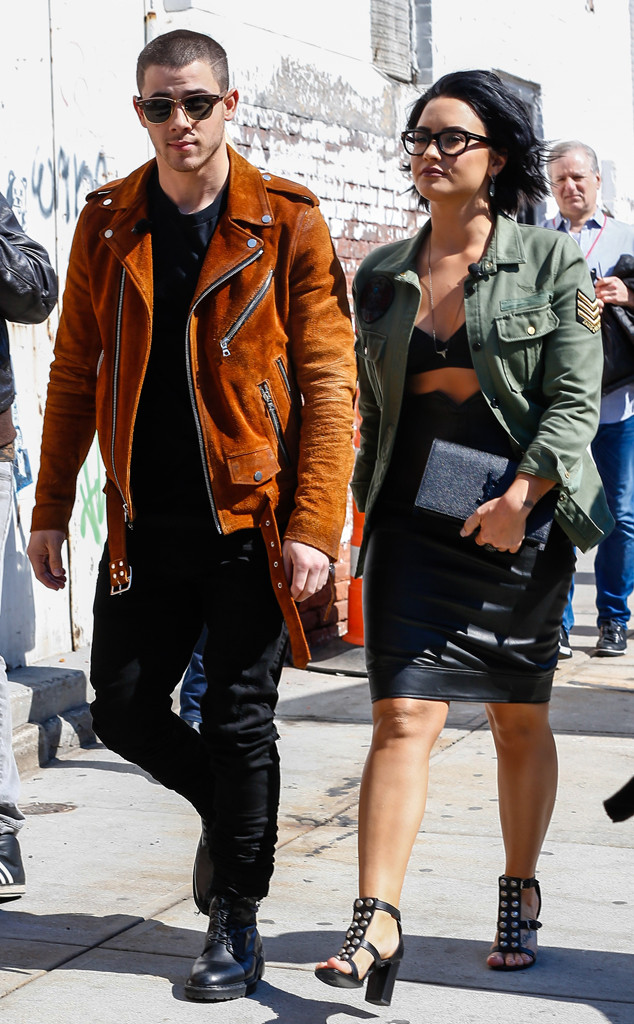 Nick Jonas And Demi Lovato From The Big Picture Todays Hot Photos E News