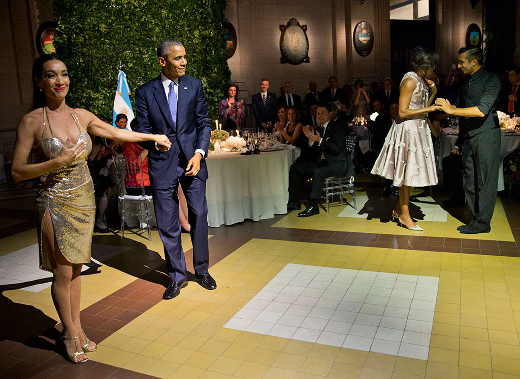 Barack Obama, Michelle Obama, Tango