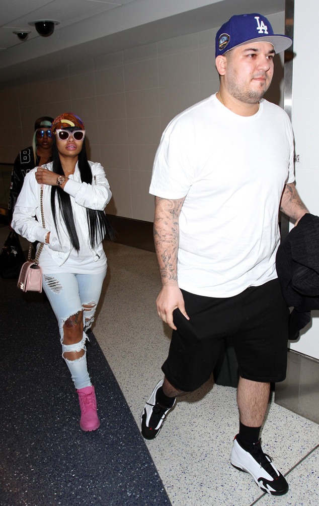 Rob Kardashian Looks Super Slim As He And Blac Chyna Head To Atlanta E News