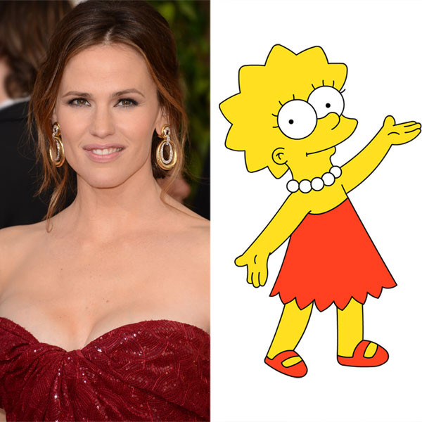 What Does Jennifer Garner Have In Common With Lisa Simpson E Online 