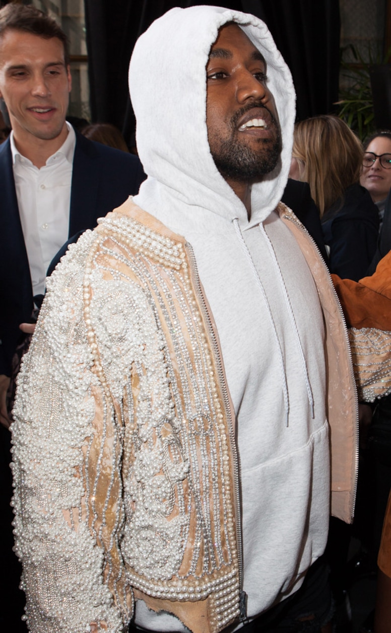 Kanye West, Paris Fashion Week Star Sightings 