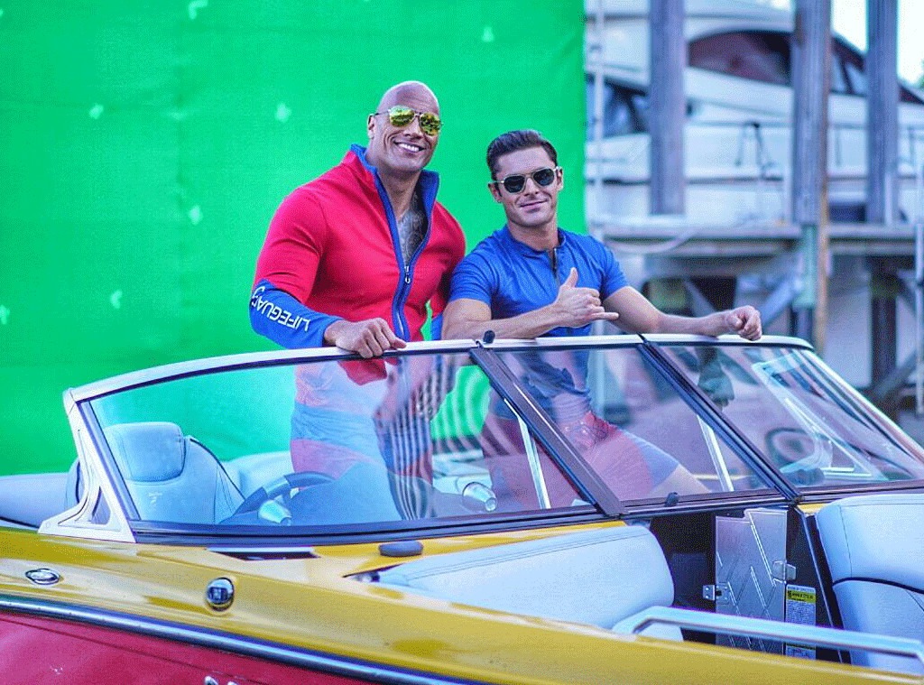 Zac Efron, Dwayne The Rock" Johnson, Baywatch