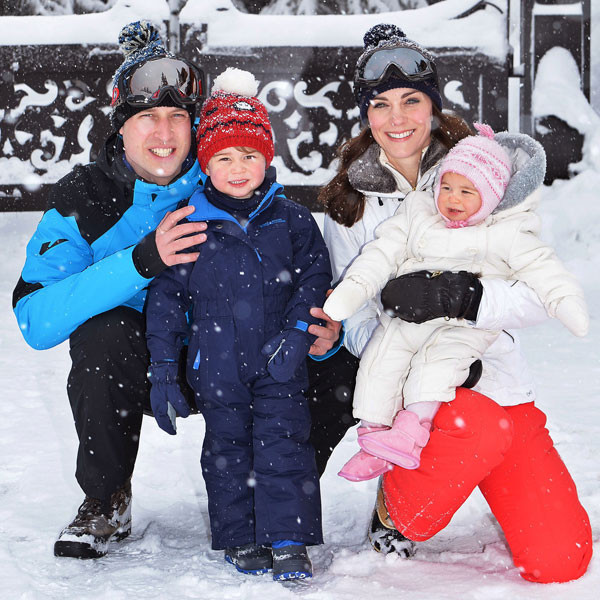 All the Details on Princess Charlotte & Prince George's Snow Outfits