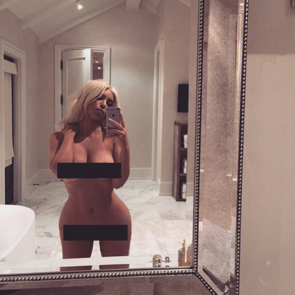 Kim Kardashian, naked
