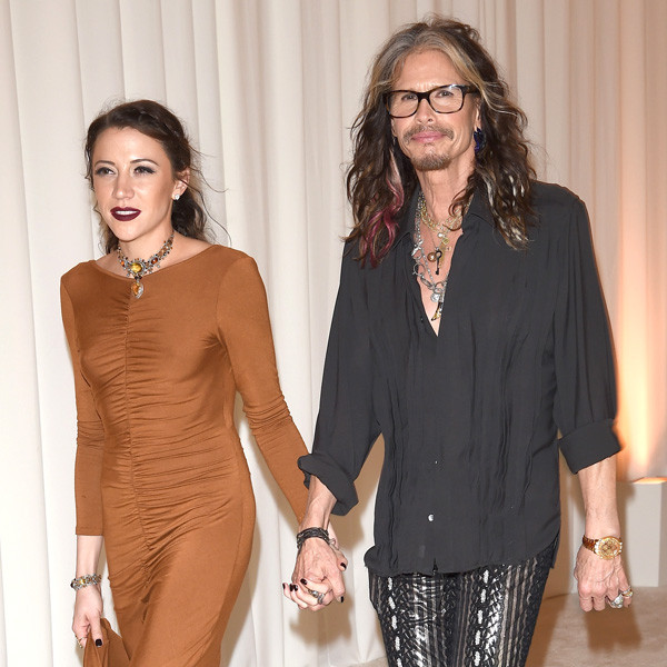 Steven Tyler Is Rumored to Be Engaged to Much-Younger Girlfriend Aimee  Preston