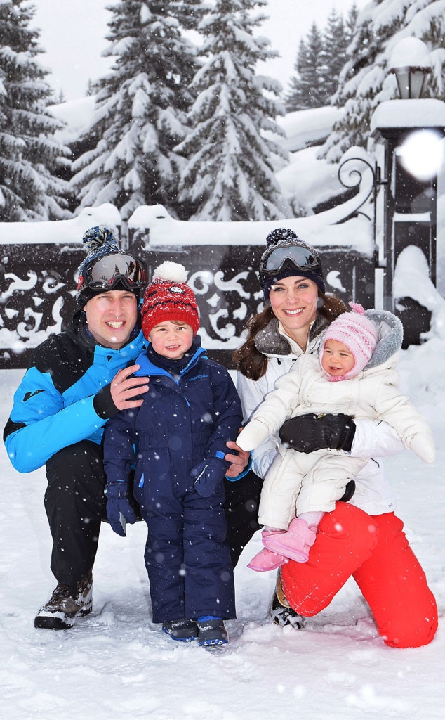 All the Details on Princess Charlotte & Prince George's Snow Outfits
