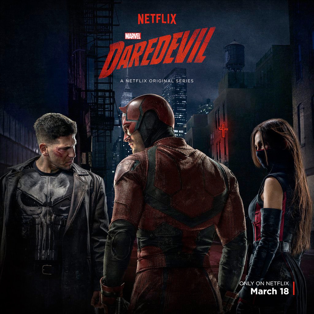 Daredevil, Elektra, Punisher