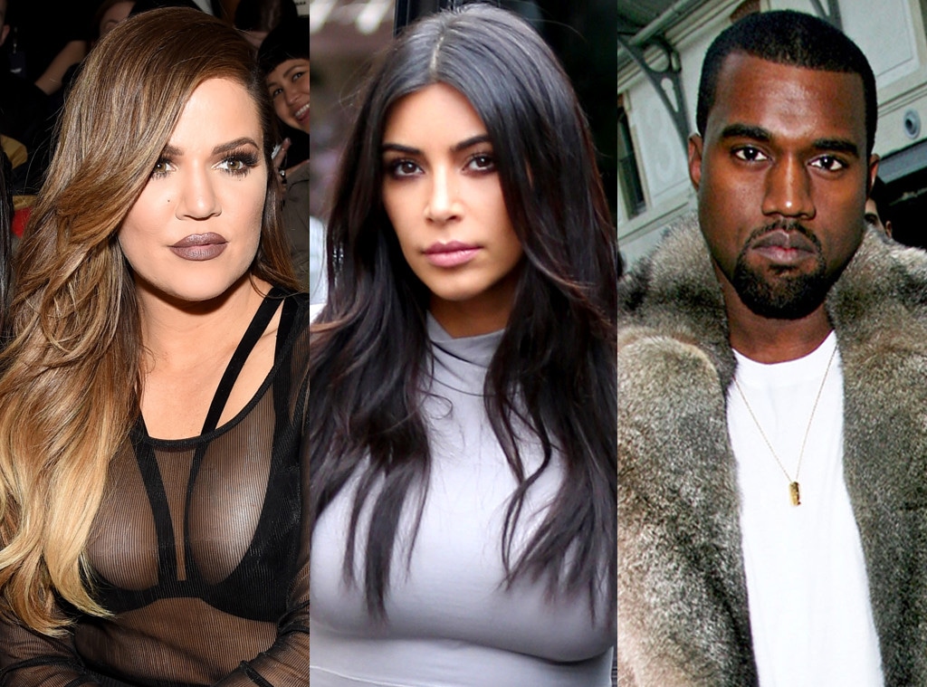 Kim Kardashian, Kanye West, Khloe Kardashian
