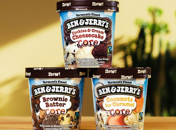 Ben and Jerry's, Core Ice Cream