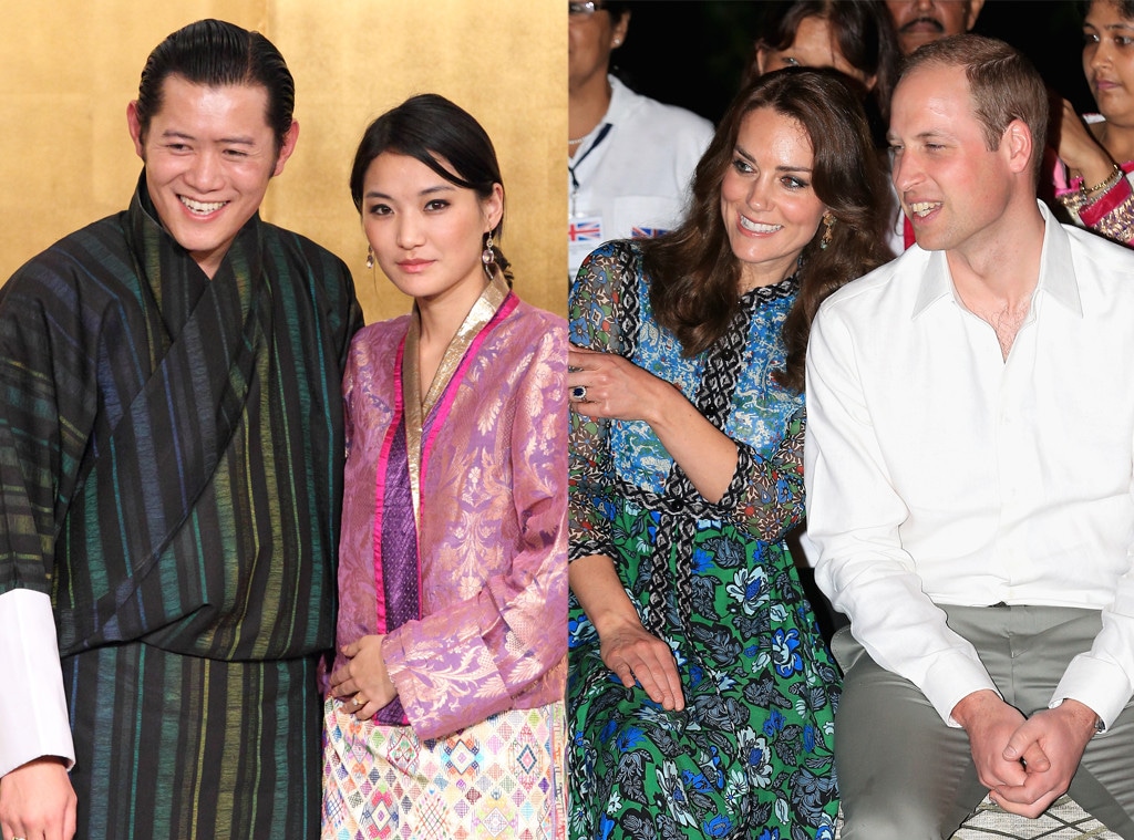 King Jigme Khesar Namgyel Wangchuck, Queen Jetsun Pema Wangchuck, Bhutan, Prince William, Duchess Kate Middleton